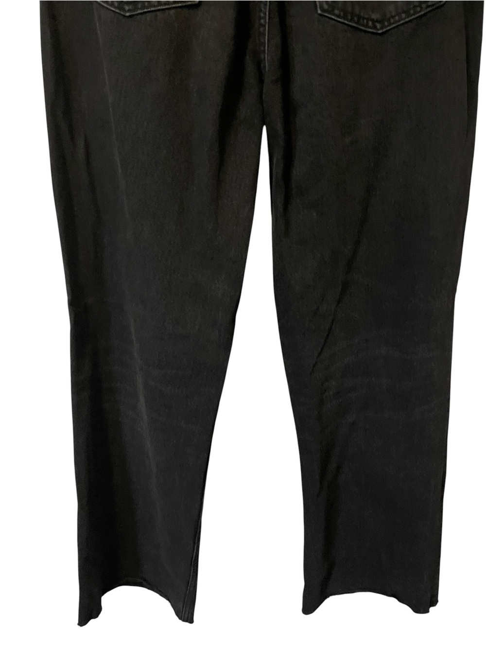 Zara High-Rise Straight Leg Jeans in Black Size 2 - Picture 4 of 10